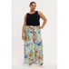 YOEK Gebloemde Broek Multi