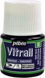 Pebeo Glasverf - 10 Deep Blue - Transparant - 45 ml