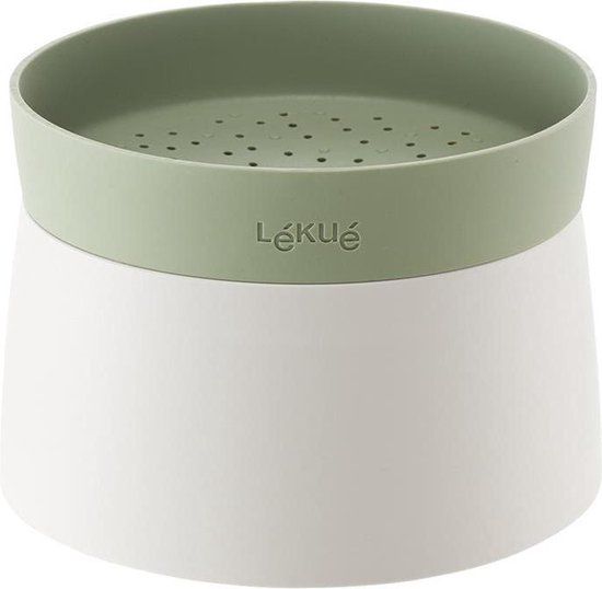 Lékué Rijst- & Quinoakoker - Magnetron - Wit/Groen
