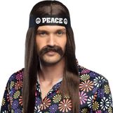 Boland - Snor Hippie - Volwassenen - Mannen - Hippie - 60's & 70's