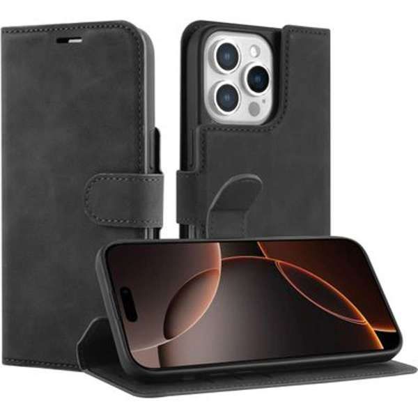 Just in Case Wallet Case for iPhone 16 Pro Max - Black