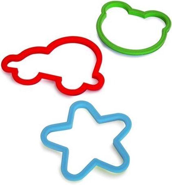 BK Bakvormen Siliconen bakvormpjes - Multicolor - Muffinbakvorm - 1 cm