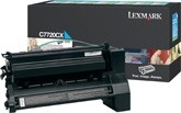 Lexmark C772, X772e 15K cyaan retourprogr. printcartr.