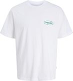 JACK&JONES Jongens T-shirt met korte mouw - Maat 176 - Katoen - Wit
