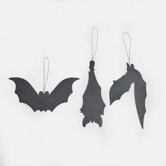 LOBERON Hanger set van 3 Quivorin antiekzwart