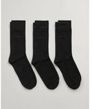 Gant Soft Sokken 3 Paren Zwart EU 40-42 Man