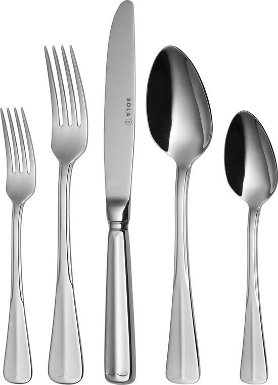 Sola Haagsch Lofje Bestekset 6 persoons - 50 delig - Edelstaal 18/10