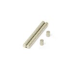 First4magneten F375-25 3 mm diameter x 4 mm dikke N42 neodymium magneten - 0,35 kg trekken (verpakking van 25), zilver, 25 x 10 x 3 cm, stuk
