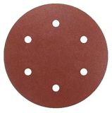 DEDRA Schuurschijven met gaten voor gipsplaatschuurmachines, Ø225 mm, korrelgrootte 120, 5 stuks