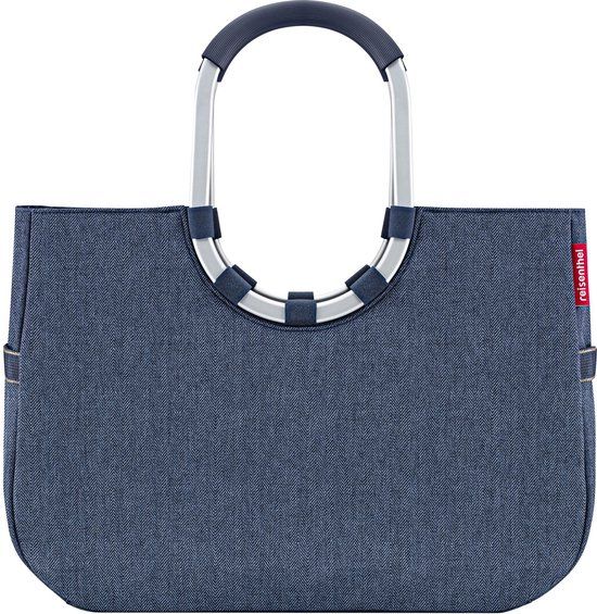 Reisenthel Loopshopper L Shopper - Herringbone Donkerblauw - 25L