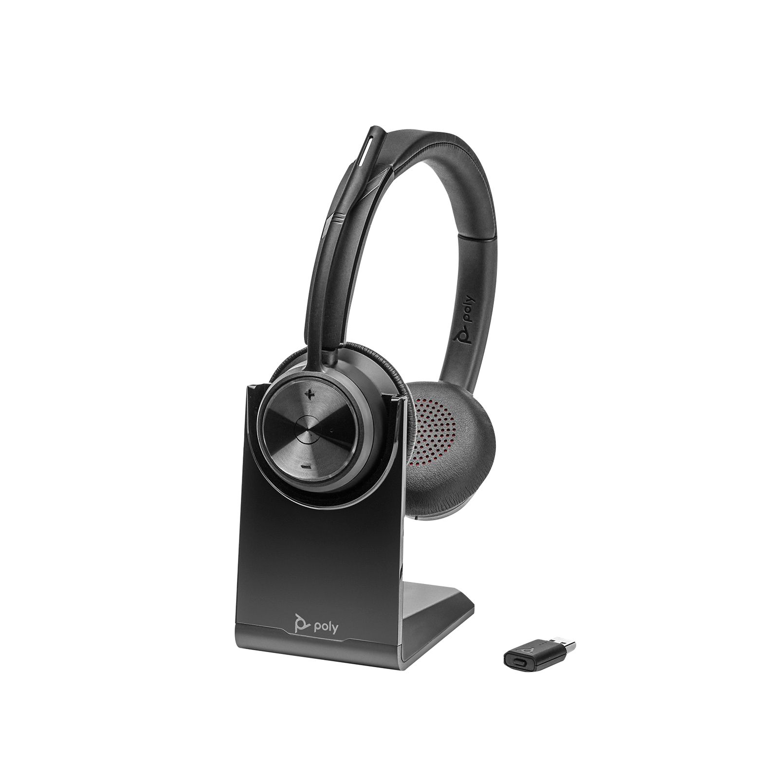 HP Poly Savi 7320 UC Stereo DECT Headset | Wireless | Black