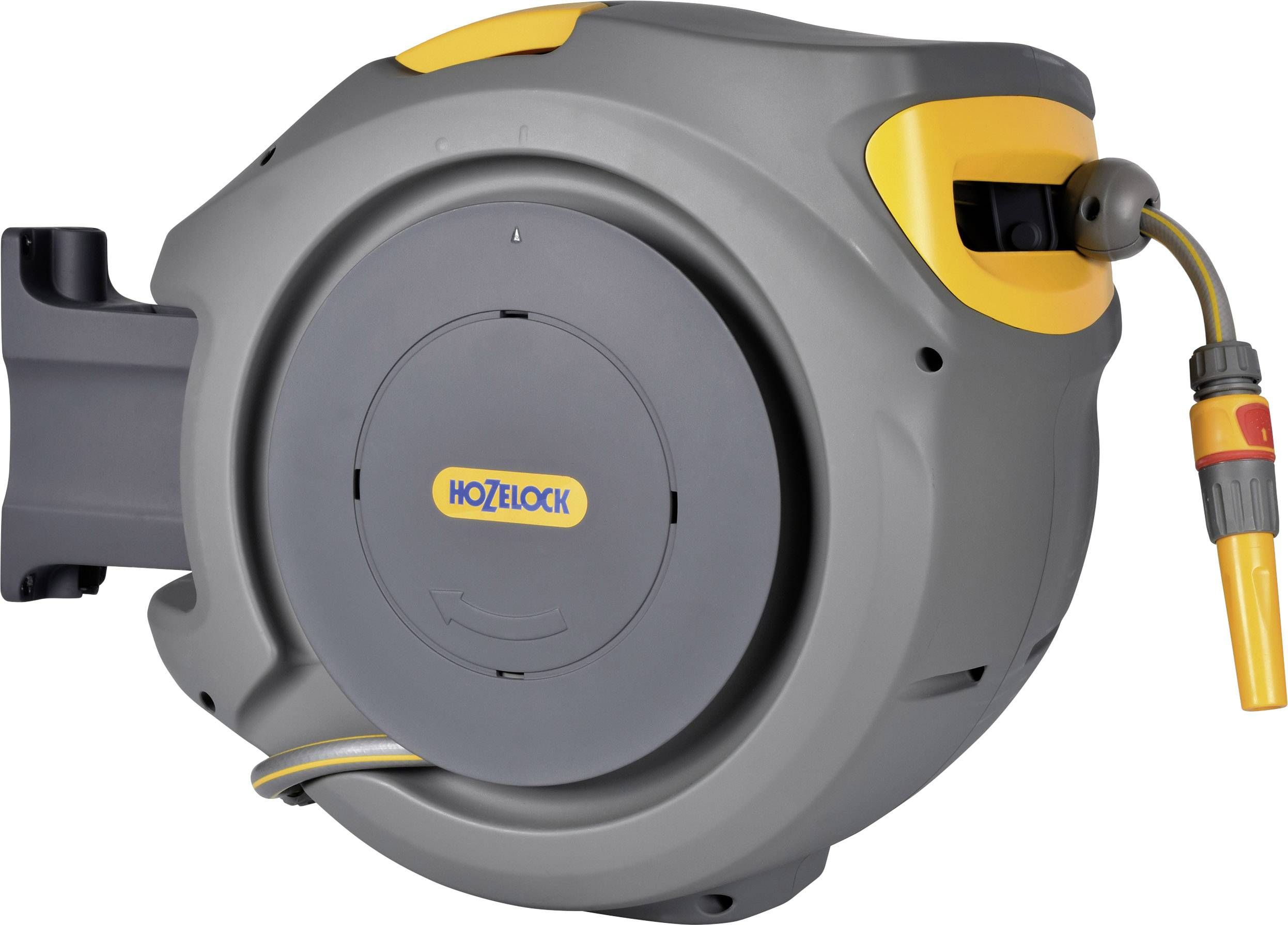 Hozelock Auto Reel Wandslangbox 30 m - Grijs/Geel
