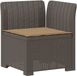 vidaXL Banc de jardin avec coussin aspect rotin PP gris clair