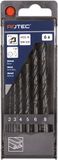 Rotec Spiraalborenset '100', Type N, 6-delig, Ø2 t/m 8 mm