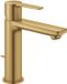 GROHE Lineare New S-Size Wastafelmengkraan – Met Trekwaste – EcoJoy – FastFixation Plus – Geborsteld Cool Sunrise