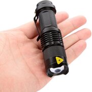 Cree Mini LED Zaklamp - 700 Lumen - Zwart