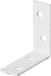 Alberts Stoelhoek 848804 Witte Kunststof Coating 40 x 40 x 15 mm Set van 60