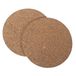 Gerimport Kurk Pannenonderzetters - Set van 2 - Rond - 18 x 18 cm