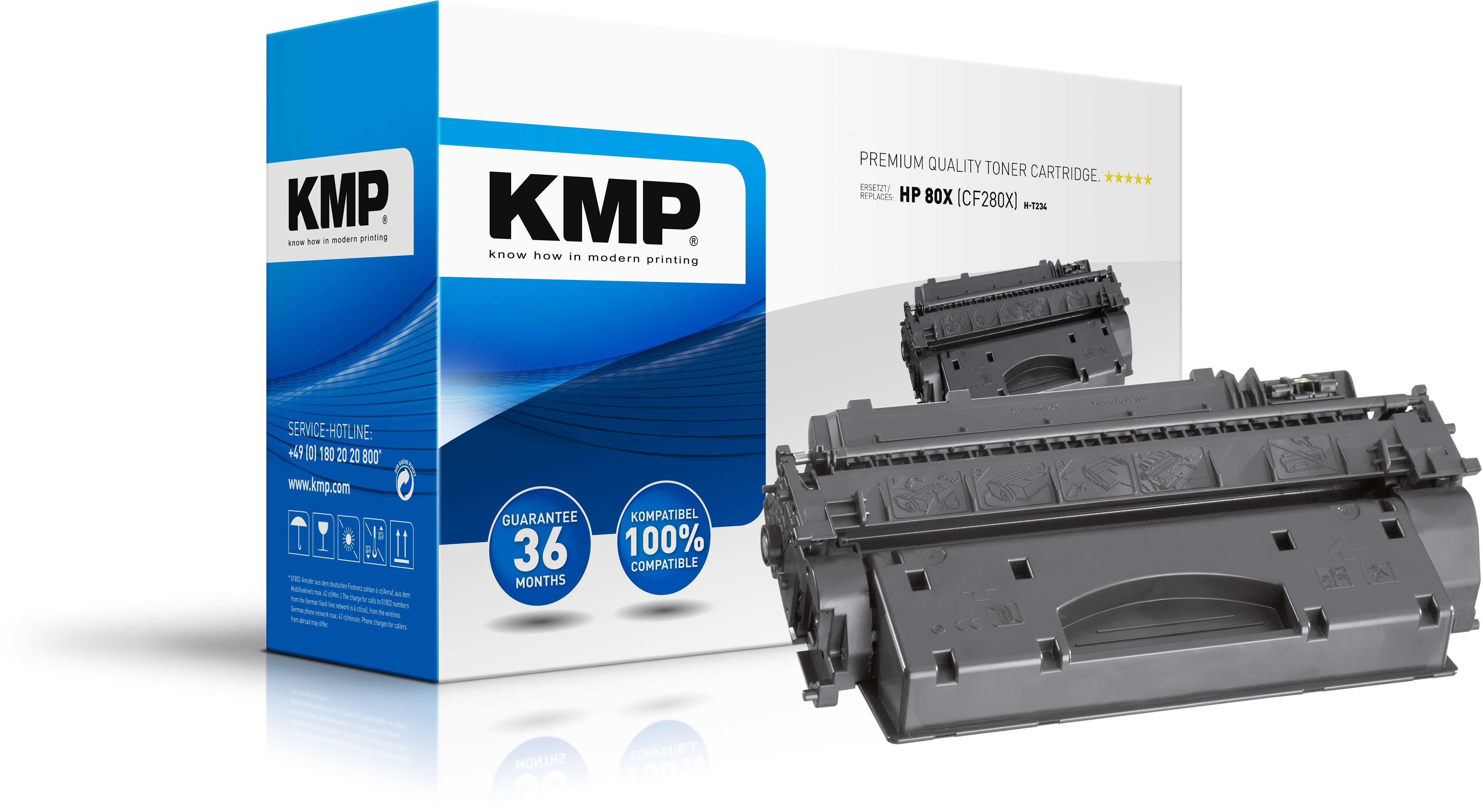 KMP H-T234 - Tonercartridge - Zwart - HP - CF281X