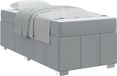 vidaXL Bedframe, Lichtgrijs, Stof, 80 x 200 cm