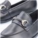 Rieker 46262-01 zwart instapper bitje dames leer