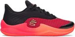 Under Armour Curry Splash 26 Basketbalschoenen Unisex Laag Synthetisch/Textiel Zwart/Elektrisch Tangerine/Racer Rood Maat 46