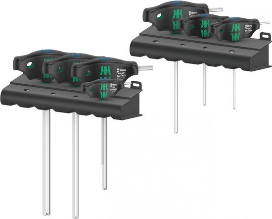 Wera 454/7 Hex-Plus T-Greep HF Schroevendraaierset - 9-delig - Set 1