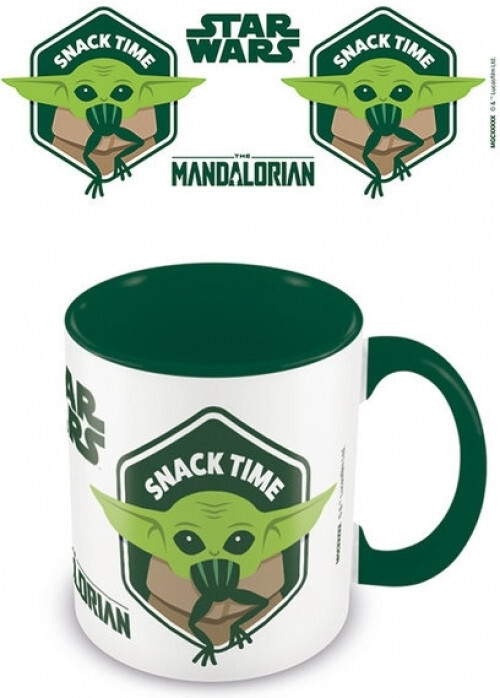 Hole in the Wall Star War The Mandalorian - Snack Time Mug (Green)