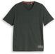 Tom Tailor T-shirt met V-hals - Maat M - Darkest Olive