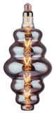 BES LED Origa XL LED Lamp - E27 Fitting - Titanium - 8W - Warm Wit 2400K - Rookglas - 250 lm