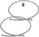 KOTARBAU® 2 Pièces - Tuyau de raccordement flexible 3/8" x 3/8" - Tuyau de robinet flexible 150 cm - Tuyau de raccordement sanitaire - Tuyau de connexion flexible - Tuyau de raccordement pour robinetterie - avec tresse en acier inoxydable