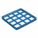 Rack 16 vakken, 50 x 50 x 4,5 cm, blauw