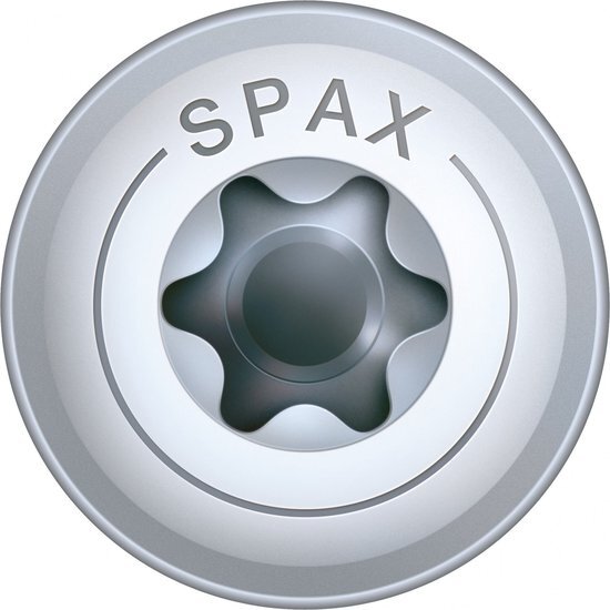 Spax 251010600405 Hi-Force schroef, Discuskop, 6 x 40, Voldraad, T-STAR plus T30 - WIROX - 200 stuks