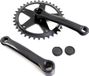 Kgs Crankstel 36t 127 Mm Zwart