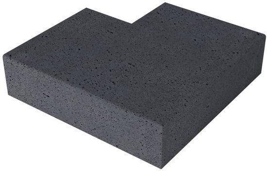 Merkloos Gardenlux Massief hoek buiten antraciet 60/60 x 40 x 20 cm