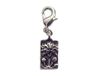 INNSPIRO NICE CHARMS metalen hanger bloem met karabijnhaak, 8 x 16 mm, 25 stuks, 9x20mm., Metaal, Geen edelsteen
