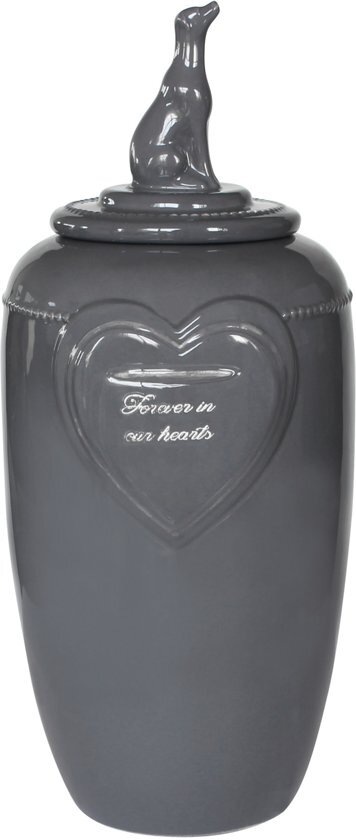 HAPPY HOUSE Memory Collection Urn 14.5x14.5x32.7 cm 4.5 l Hardsteenlook Large