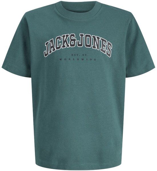 JACK&JONES Jongens T-shirt donkergroen maat 152