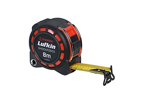 Lufkin L1125CM 3cm x 8m Shockforce dubbelzijdig meetlint, 30 meter getest