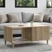Maison Exclusive Table basse Chêne Sonoma, 90 x 50 x 40 cm, panneau de particules