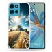 Cokitec Versterkte hoes voor Motorola G75 5G Landbouw Oogstmachine Tarwe