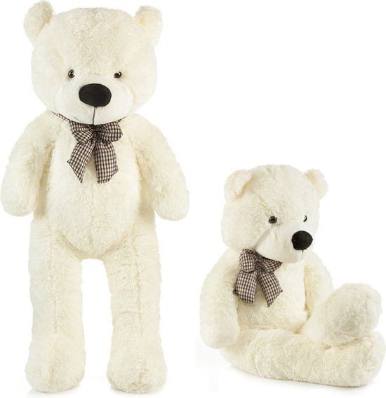 Knuffelbeer - Teddybeer - 190 cm - Wit