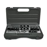 Ingersoll Rand 1/2" Drive Universele Metrische Socket Set SK4M14LN, (14 stuks), Doppenset Lang als Gereedschapset voor Auto