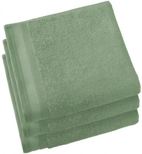 De Witte Lietaer badhanddoek Contessa 50 x 100 cm seagreen 3 stuks