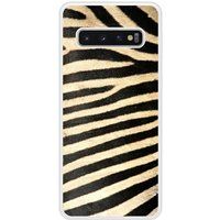 Samsung Galaxy S10 Zebre Verstevigd hoesje met sublimatie bedrukking