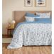 Louise Pack Complet Housse De Couette Réversible "vanessa" 6 Pièces Pour Lit 160 X 200 Bleu