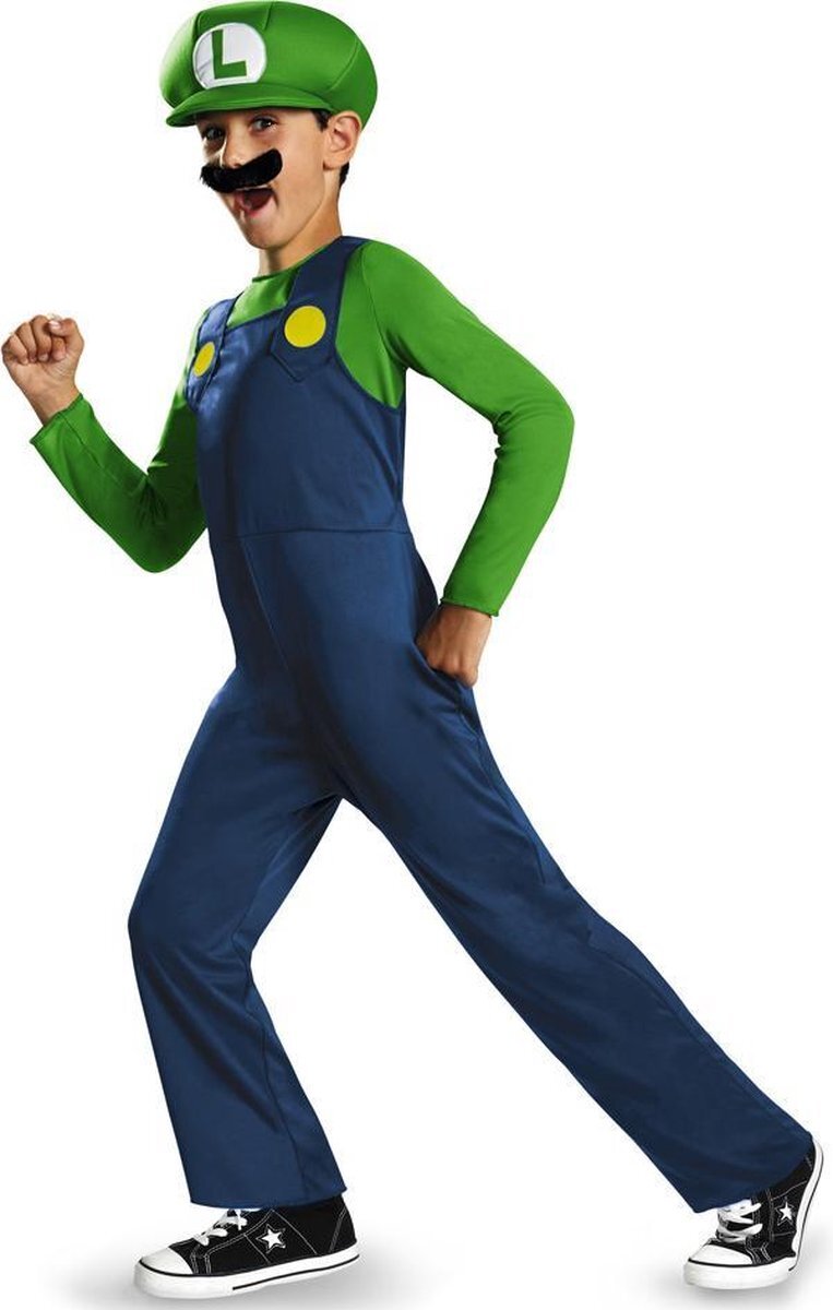 Disguise Verkleedkostuum Luigi voor kinderen - Verkleedkleding - 116/122