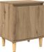 vidaXL Nachtkastje Artisan Eiken 40 x 30 x 50 cm Bewerkt hout