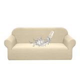 Granbest Loveseat Premium bankovertrek, waterafstotend, hoog gehalte aan stretchstof, super zachte stof, beige