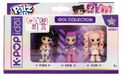 Merkloos Kpop pop - Verzamelfiguur - Beweegbaar - 6 cm - Verwisselbaar haar